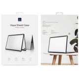  Dành cho MacBook Pro 13.3 inch 2022/2020 WIWU Haya Shield TPU Frame + PC Laptop Case (Màu đen) 