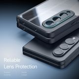  Dành cho Samsung Galaxy Z Fold4 5G DUX DUCIS Aimo Series TPU PC Frosted Feel Vỏ điện thoại (Đen) 