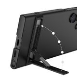  Dành cho Samsung Galaxy S23 Ultra 5G GKK Triumph Ultra Thin Full Vỏ điện thoại có giá đỡ (Đen) 