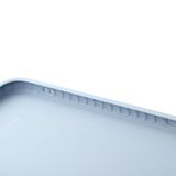  Dành cho iPhone 15 Ốp điện thoại TPU chống sốc màu trơn cạnh thẳng (Lục lam nhạt) 
