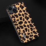  Dành cho iPhone 15 Plus ABEEL Black Edge Leopard Phone Case (Leopard Print) 