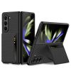  Dành Cho Samsung Galaxy Z Fold5 Bao Da Điện Thoại Siêu Mỏng GKK Có Khe Cắm Thẻ (Kết Cấu Sợi Carbon) 
