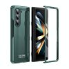  Dành cho Samsung Galaxy Z Fold5 5G Vỏ điện thoại gập mờ AG tích hợp có khe cắm bút (Màu xanh lá cây) 