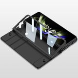 Dành cho Samsung Galaxy Z Fold5 5G GKK Screen Tempered Glass Film Armor Flip Bao da có khe cắm bút (Nâu) 