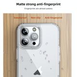  Dành cho iPhone 15 Ice Crystal PC trong suốt + Ốp điện thoại TPU (Màu đen) 