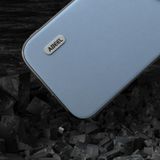  Dành cho iPhone 15 Pro ABEEL Haze Texture PU Phone Case (Màu xanh hoàng hôn) 