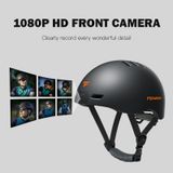  Mũ bảo hiểm đi xe đạp thông minh Foxwear V6 720P HD, Kích thước: 54-63cm (Màu hồng) 