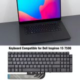  Bàn phím máy tính xách tay phiên bản Mỹ cho Dell Inspiron 15?7590 7591 7791 (Đen) 