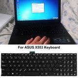  Bàn phím máy tính xách tay có đèn nền cho ASUS X553 US Version (Đen) 
