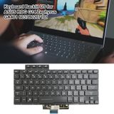  Bàn phím máy tính xách tay có đèn nền cho ASUS ROG G14 Zephyrus GA401 GA401I US (Màu đen) 