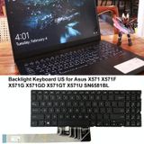  Bàn phím máy tính xách tay có đèn nền cho Asus X571 X571F X571G X571GD US (Màu đen) 