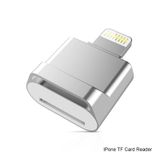  Bộ chuyển đổi thẻ nhớ MicroDrive 8pin sang thẻ TF Mini iPhone & iPad TF Card Reader, Dung lượng: 32GB (Bạc) 