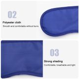  Mặt nạ bảo vệ mắt bằng vải polyester thoáng khí dùng một lần (Đen) 