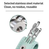  Bộ 6 cái muỗng tai sáng tạo Bộ muỗng tai đóng hộp di động x 1 