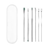  Bộ 6 cái muỗng tai sáng tạo Bộ muỗng tai đóng hộp di động x 1 