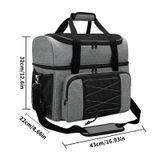  Túi thể thao xách tay Bowling Crossbody Tote (Xám) 