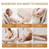  Gối mát xa mini đa chức năng Máy mát xa cổ và vai, Loại phích cắm: Ổ cắm của Anh (Đen) 