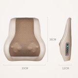  Gối mát xa mini đa chức năng Máy mát xa cổ và vai, Loại phích cắm: Ổ cắm của Anh (Đen) 