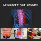  Thiết bị kéo giãn thắt lưng Thiết bị kéo giãn vùng thắt lưng Điều chỉnh tư thế Hỗ trợ thắt lưng Giảm đau cột sống Máy kéo giãn lưng (Xanh đen) 