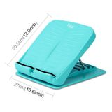  Có thể gập lại kéo giãn Bàn đạp massage Plantar Đứng cơ thể điêu khắc Tấm kéo giãn Nêm, Kích thước: 27 * 30.5cm (Xanh lam) 