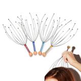  4 PCS Bạch tuộc massage Claw Máy ​​mát xa đầu giải phóng căng thẳng, Giao màu ngẫu nhiên 