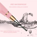  A2 Máy ảnh nội soi Wi-Fi 720P Làm sạch tai Không dây An toàn Dụng cụ ngoáy tai Trực quan Thìa lấy tai, Đường kính: 4,4mm (Màu hồng) 