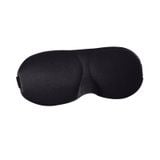  Mặt nạ ngủ 3D Portable Shading Sleep Rest Aid Cover Eye Patch Mask Female Cute Eye Mask (Đen) 