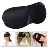  Mặt nạ ngủ 3D Portable Shading Sleep Rest Aid Cover Eye Patch Mask Female Cute Eye Mask (Đen) 