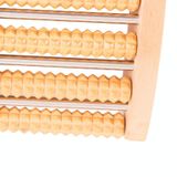  Máy mát xa chân bằng gỗ rắn chắc chống trượt năm hàng lớn dày dặn 