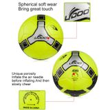  Bóng đá trận đấu có thể đeo được bằng da PU 19cm (Đen + Trắng) 