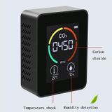  XY-T01 3 trong 1 Độ ẩm nhiệt độ và Máy dò chất lượng không khí hiển thị CO2, cảm biến hồng ngoại (màu trắng) 