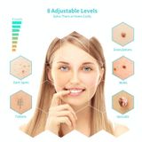  Xpreen XPRE061 Professional Dark Spot Remover Tẩy Tàn Nhang Hình Xăm Mụn Mụn Có Thể Tính Phí, với màn hình LED và đèn chiếu (Tarnish) 