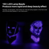  Mặt nạ LED 7 màu Mặt nạ Photon Máy làm đẹp da mặt trẻ hóa da, phích cắm của Vương quốc Anh 