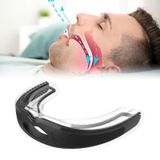  YJK100 Silicone + ABS Thiết bị Ngừng Ngáy Chống Ngáy (Đen) 