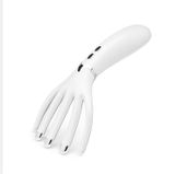  Lược massage đầu đa chức năng có thể sạc lại di động mini (Trắng) 