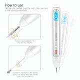  XPREEN XPRE051 Chuyên nghiệp không dây có thể sạc lại Nốt ruồi Tàn nhang Vết thâm Hình xăm Bút xóa vết mụn Skin Tag Spot Eraser Pro Beauty Sweep Spot Pen Kit với màn hình LED & đèn chiếu (Trắng) 