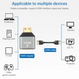  Mini HDMI Nam đến HDMI Bộ chuyển đổi đầu mạ vàng nữ 