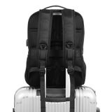  HAWEEL 14W Bảng điều khiển năng lượng mặt trời Túi đựng máy tính xách tay có tay cầm và cổng sạc USB tối đa 5V / 2.1A (Đen) 