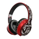  B1 Graffiti Pattern Tai nghe Bluetooth V5.0 không dây (Đỏ) 