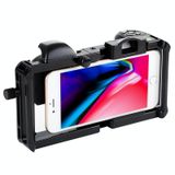  Cinema Mount 2 Giá đỡ ổn định điện thoại thông minh chuyên nghiệp có tay cầm & ống kính macro góc siêu rộng 0,45X, Đối với iPhone 8 & 7, iPhone 6 & 6s, 6 Plus & 6s Plus và các điện thoại thông minh khác Màn hình nhỏ hơn 6,0 inch (Đen) 