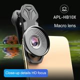  Apexel APEL-HB110-10X 2 trong 1 ống kính macro góc rộng Ống kính điện thoại di động phổ quát 