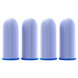  4 PCS Ice Silk Glass Fiber Slear Sure-Social Mobile Game Sheeve (Blue) 