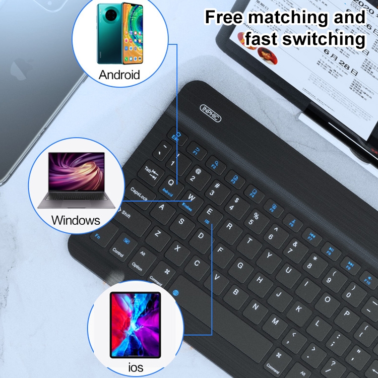 Teclado Tableta Bluetooth con Touchpad - Potencia tu Productividad - Teclado Tableta Bluetooth Touch Pad Ng