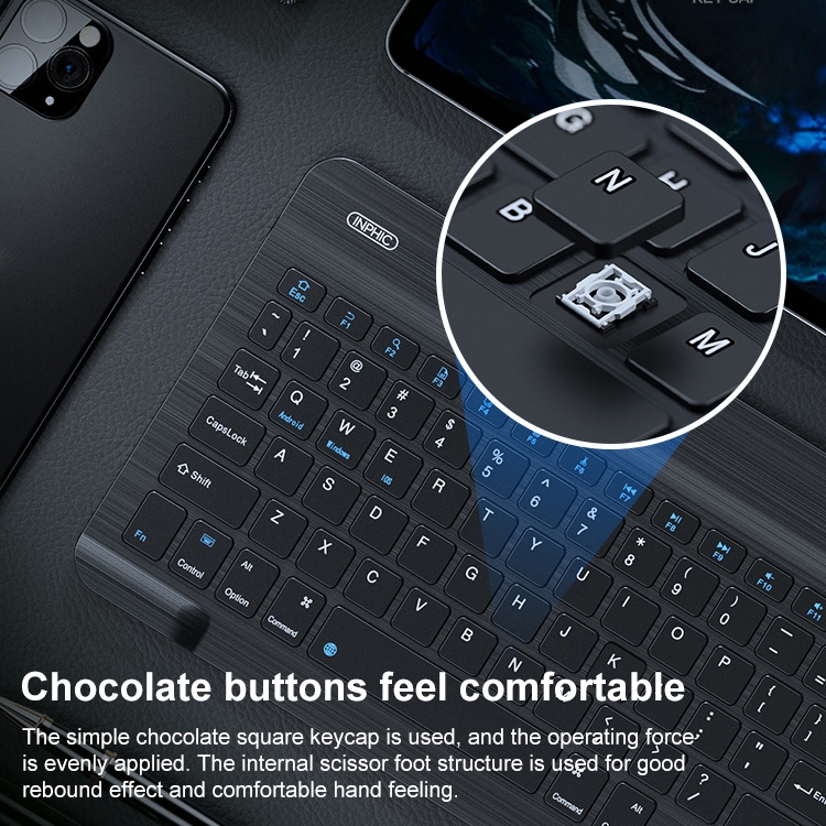 Teclado Tableta Bluetooth con Touchpad - Potencia tu Productividad - Teclado Tableta Bluetooth Touch Pad Ng