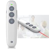  Doosl DSIT007 2.4GHz Trình chiếu Powerpoint có thể sạc lại Bút điều khiển từ xa Cliker không dây, Khoảng cách điều khiển: 100m (Trắng) 