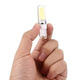  Đèn LED COB 3W, Vật liệu PC G9 300LM Có thể điều chỉnh độ sáng cho Hội trường / Văn phòng / Nhà, AC 220-240V (Ánh sáng trắng) 