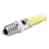  E14 Đèn LED COB 3W 300LM, Silicone có thể điều chỉnh độ sáng cho Hội trường / Văn phòng / Nhà, AC 220-240V (Ánh sáng trắng) 