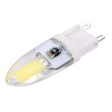  Đèn LED COB 3W, G9 300LM Silicone có thể điều chỉnh độ sáng SMD 1505 cho Hội trường / Văn phòng / Nhà, AC 220-240V (Ánh sáng trắng) 