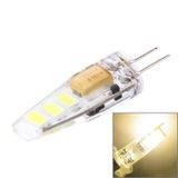  Bóng đèn ngô G4 2W 100LM, 6 LED SMD 5730 Silicone, DC 12V (Ánh sáng trắng) 