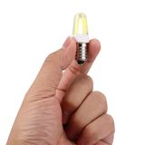  Bóng đèn dây tóc 2W, E14 Vật liệu PC có thể thay đổi độ sáng 4 đèn LED cho hội trường, AC 220-240V (Ánh sáng trắng) 